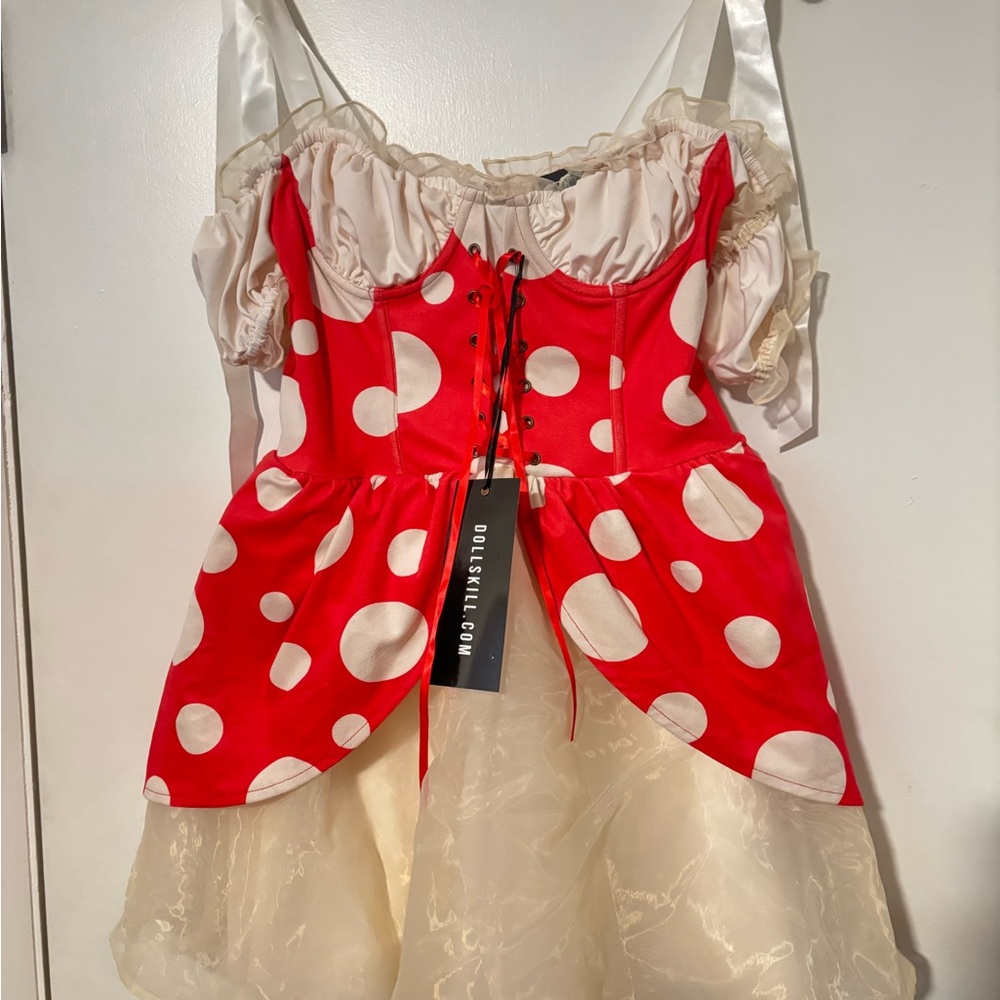 Dolls Kill Princess Toad Mushroom Costume